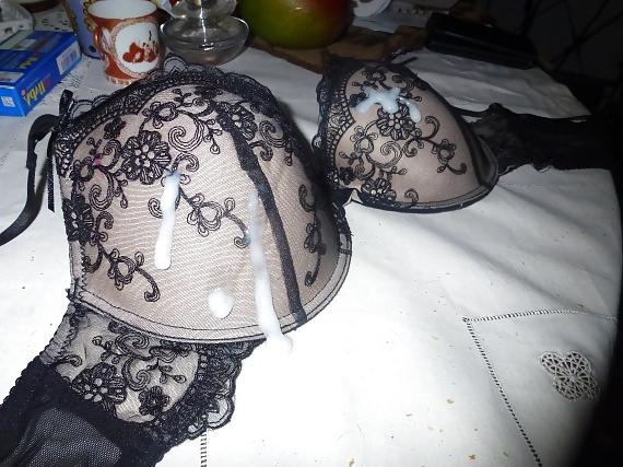 14P Cum on my Mother in Law's bra 2