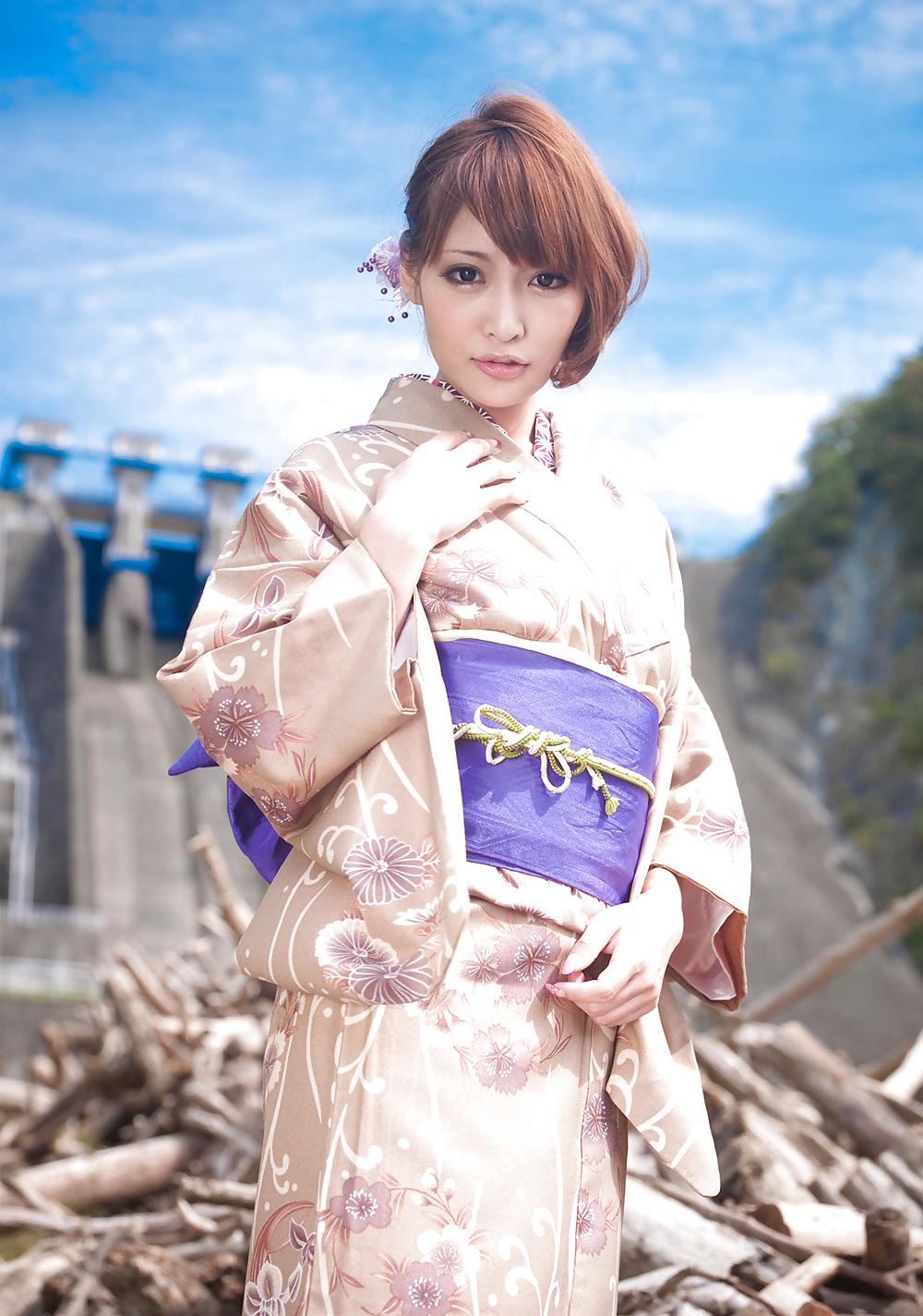 25P Kimono Japanese Teen Kirara Asuka