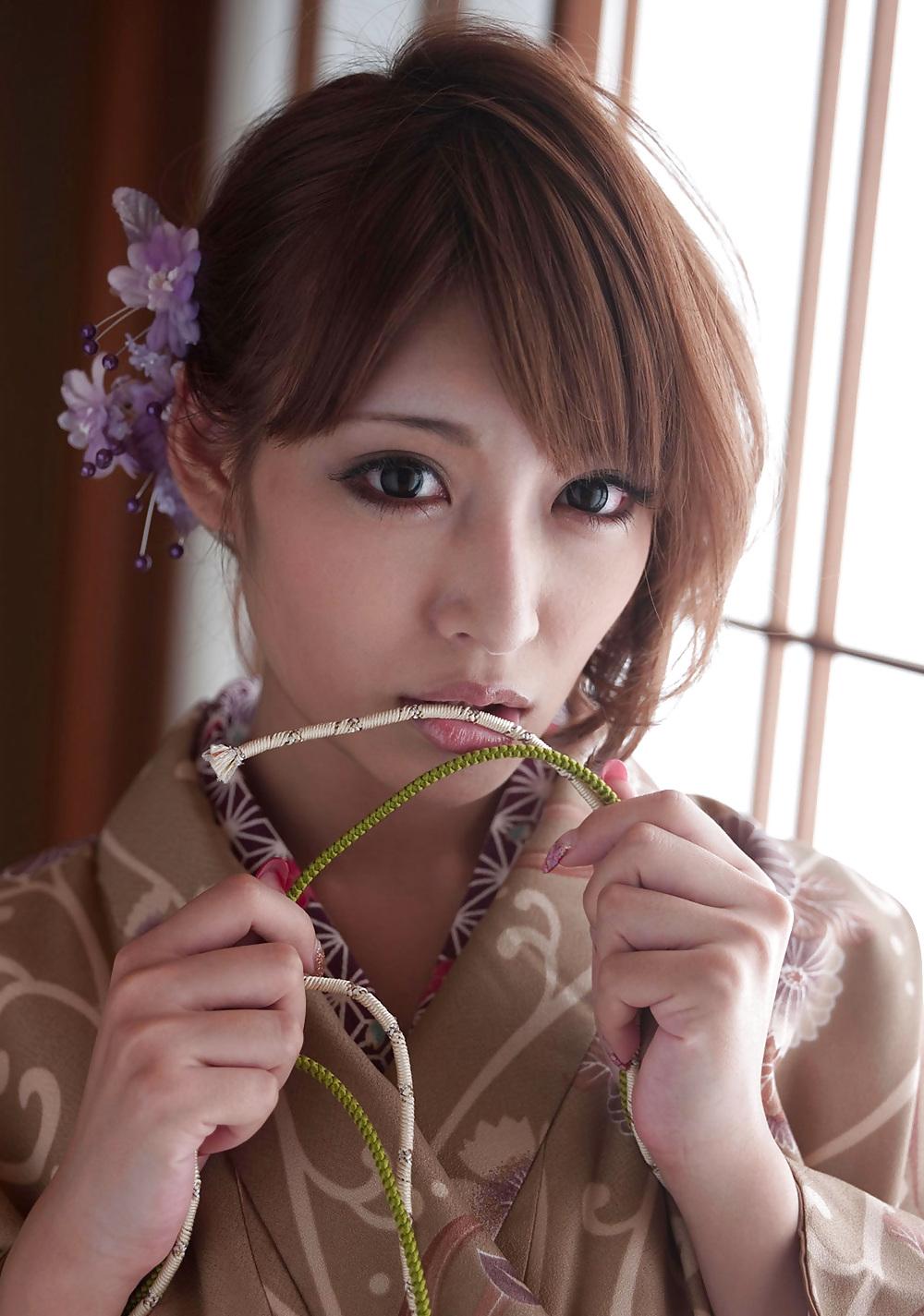 25P Kimono Japanese Teen Kirara Asuka