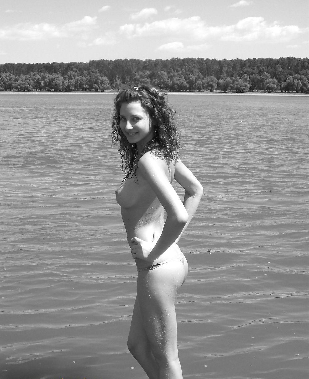 25P Pretty Amateur Brunette 13