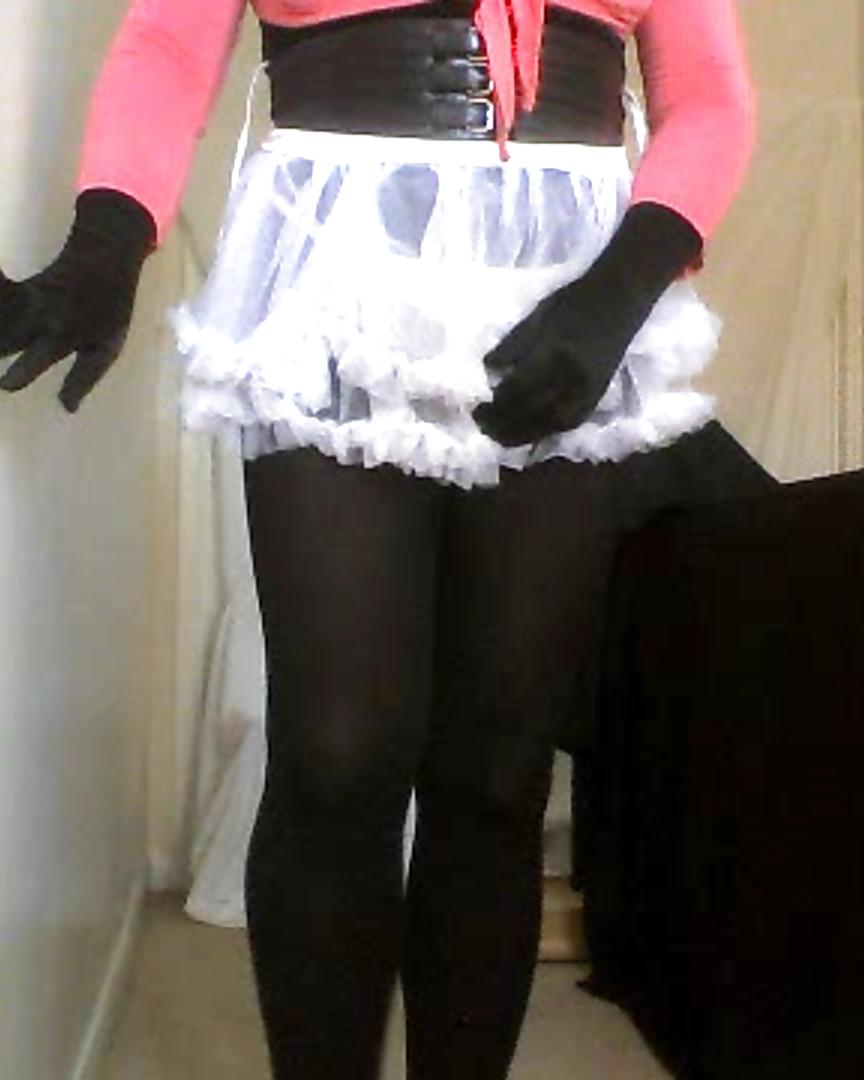 17P Sissy sitting on hard cock
