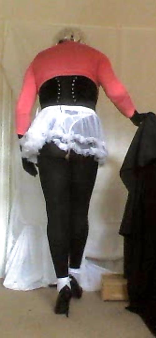 17P Sissy sitting on hard cock
