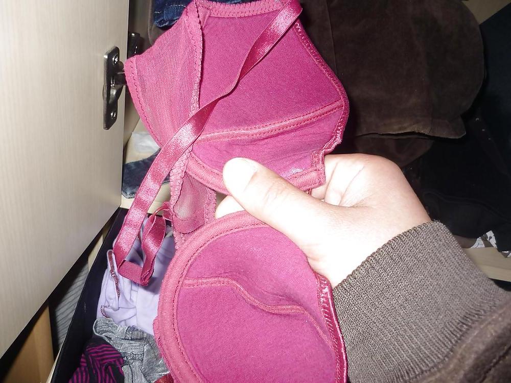19P Cum on my Wife's bras and panties 2