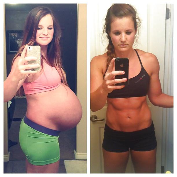 25P Before and After Pregnant Bellies