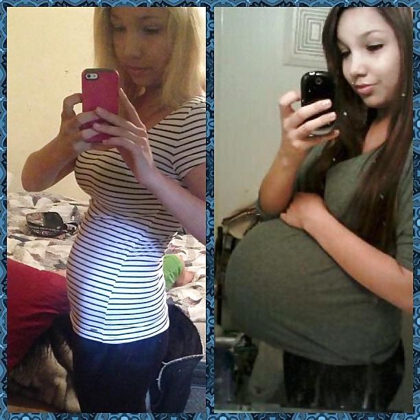 25P Before and After Pregnant Bellies