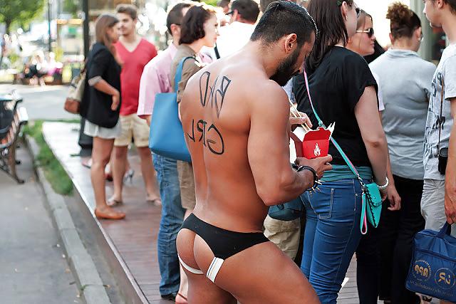 15P Public CFNM of Naked DJ