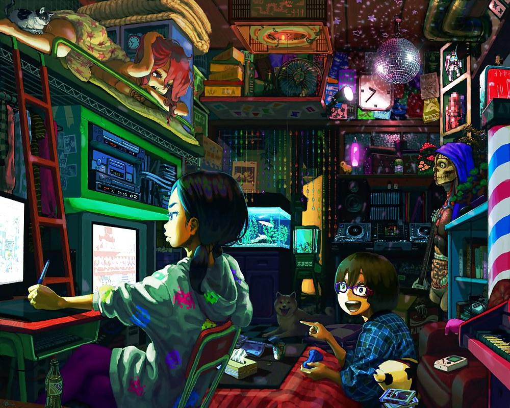 8P Otaku Anime Girls