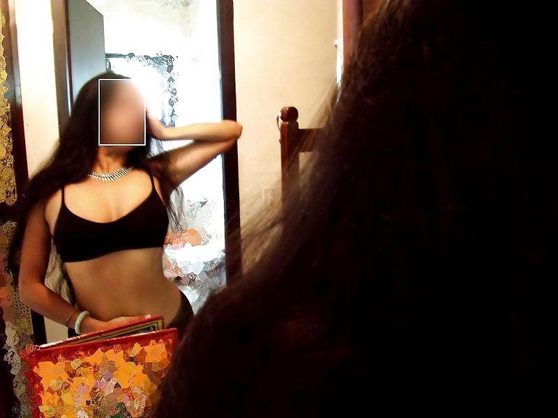 9P In Black Bra and Panty Exposing My Boobs and Ass