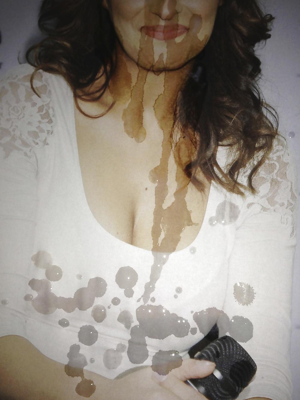 4P Cum on Senna Gammour
