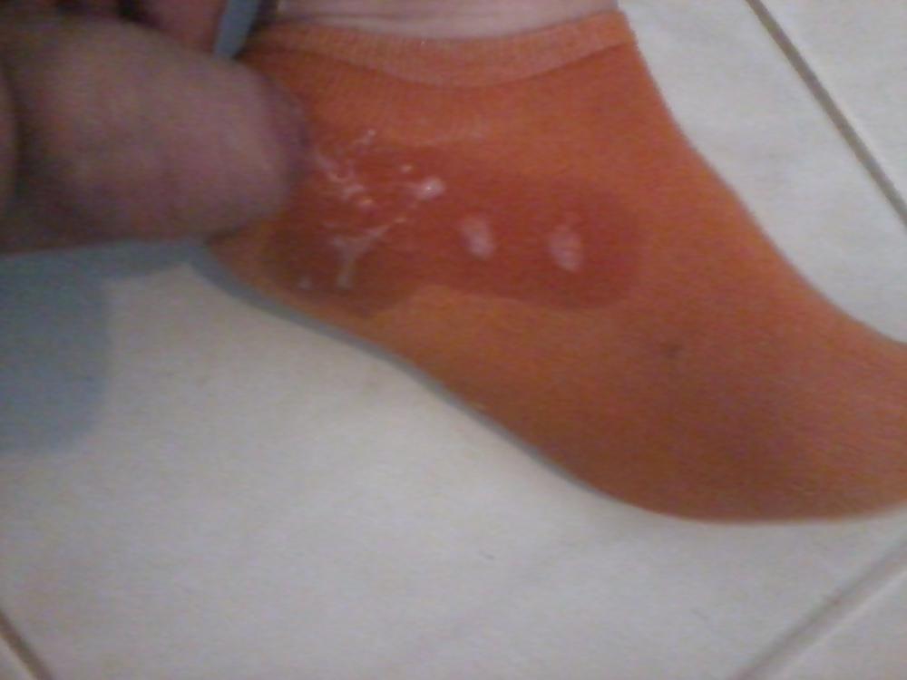 6P Cum on Socks