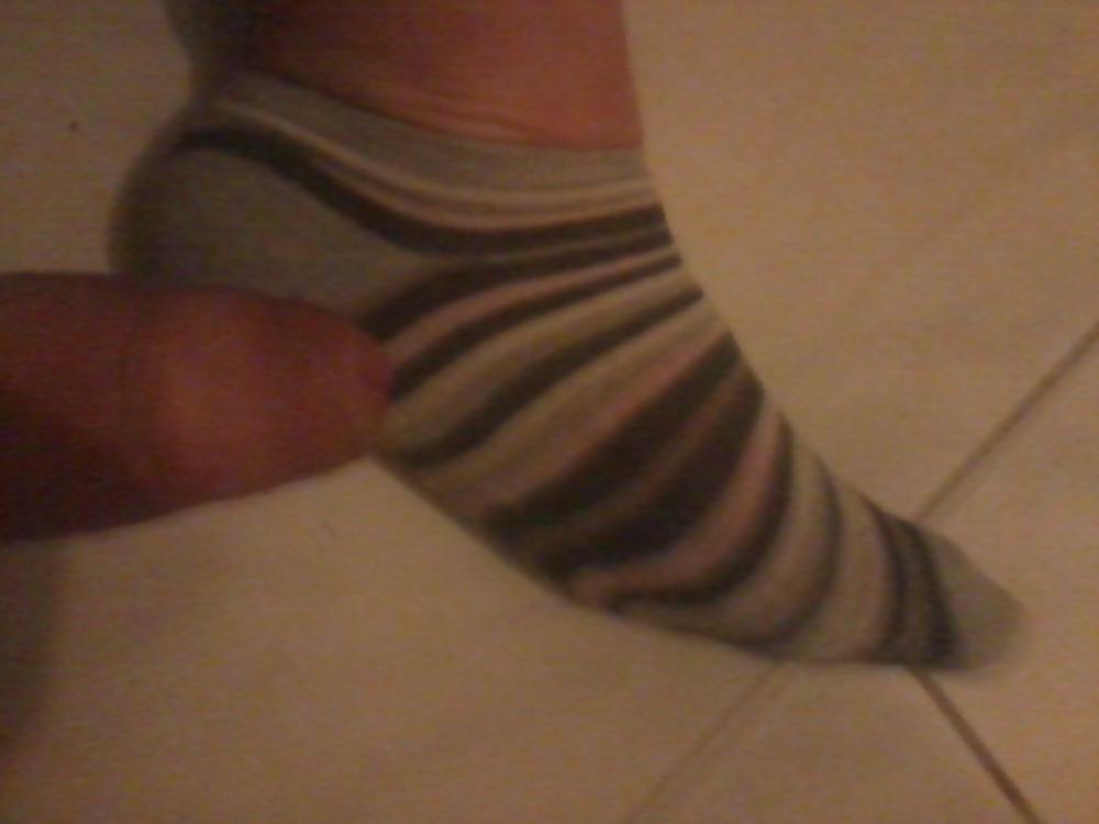 6P Cum on Socks