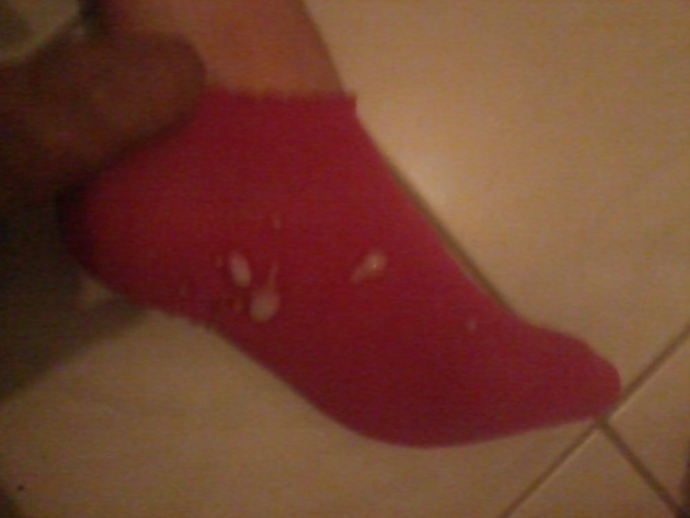 6P Cum on Socks
