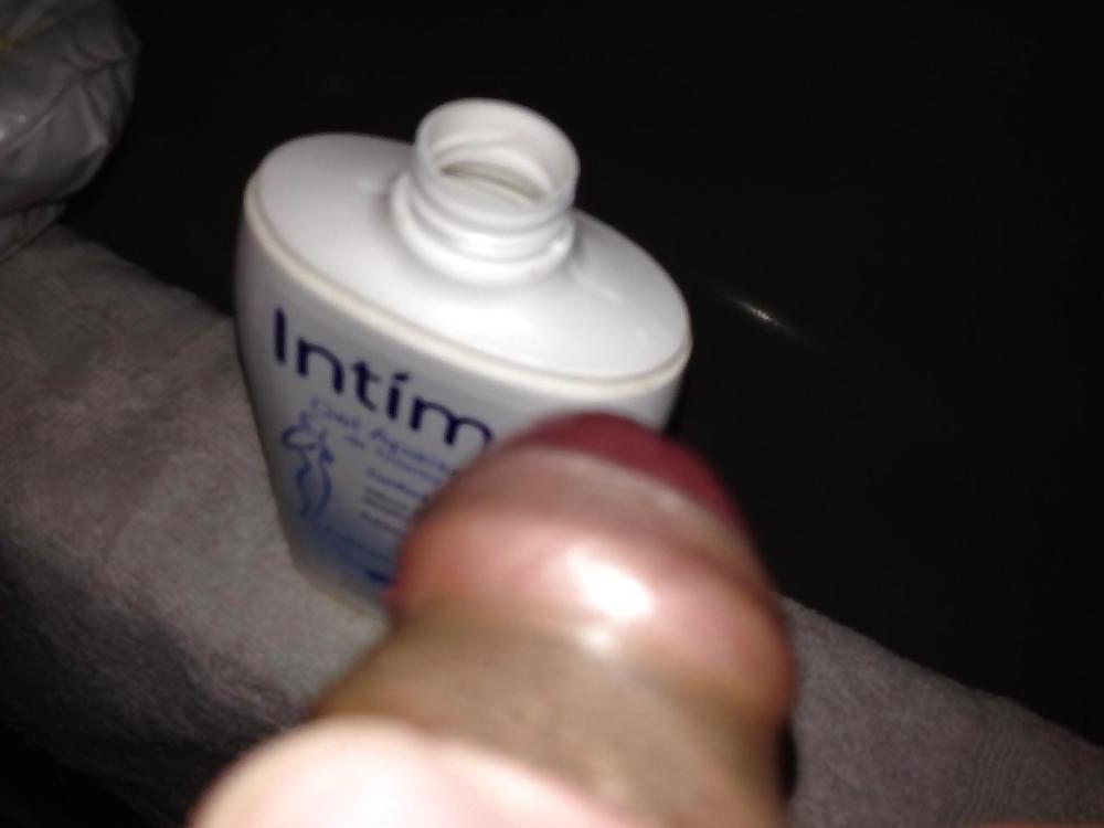9P Cum on my Wife's Intimate frost and toothbrush