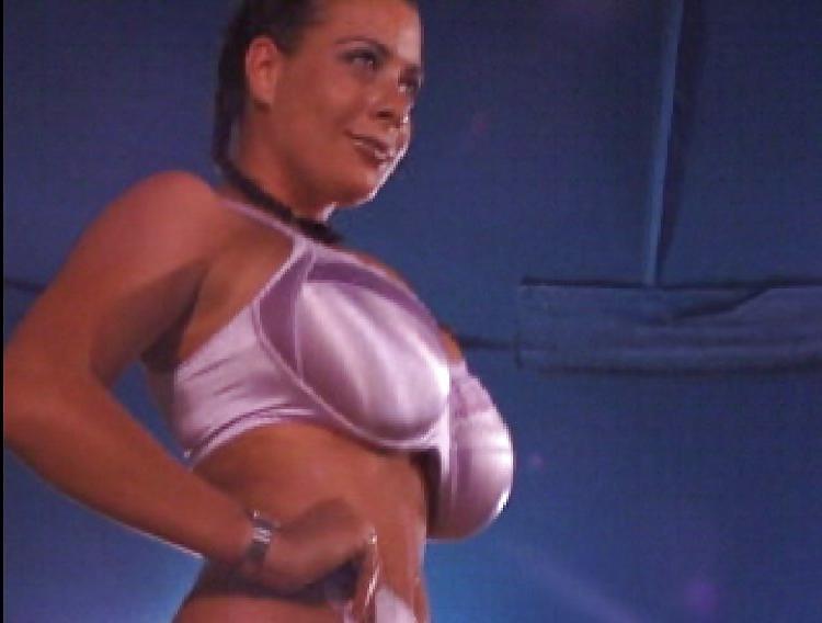 13P Linsey Dawn - Purple bra and panties 2