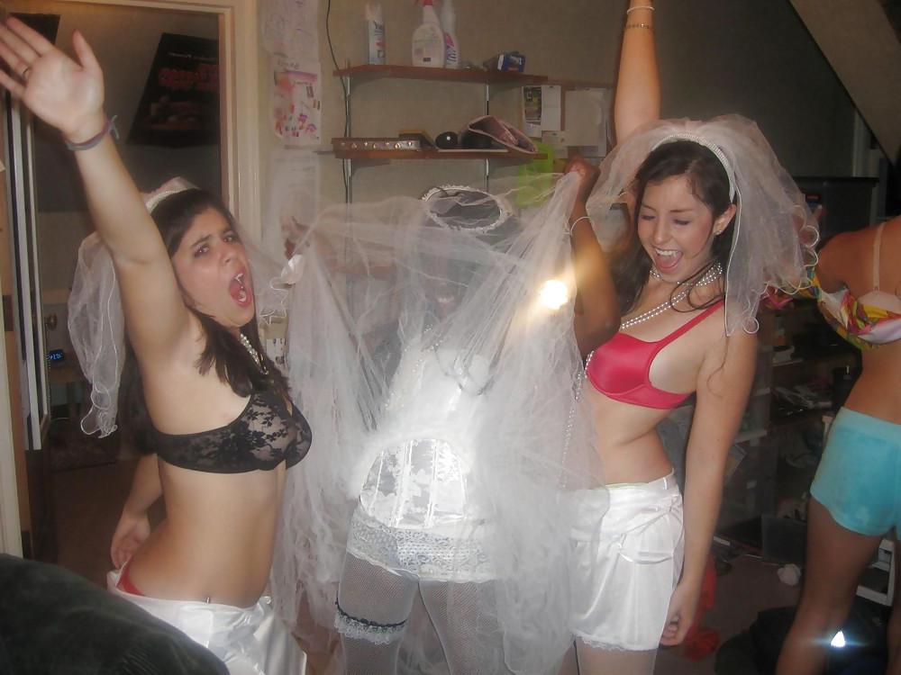 13P BRIDES wedding voyeur upskirt white panties and bra