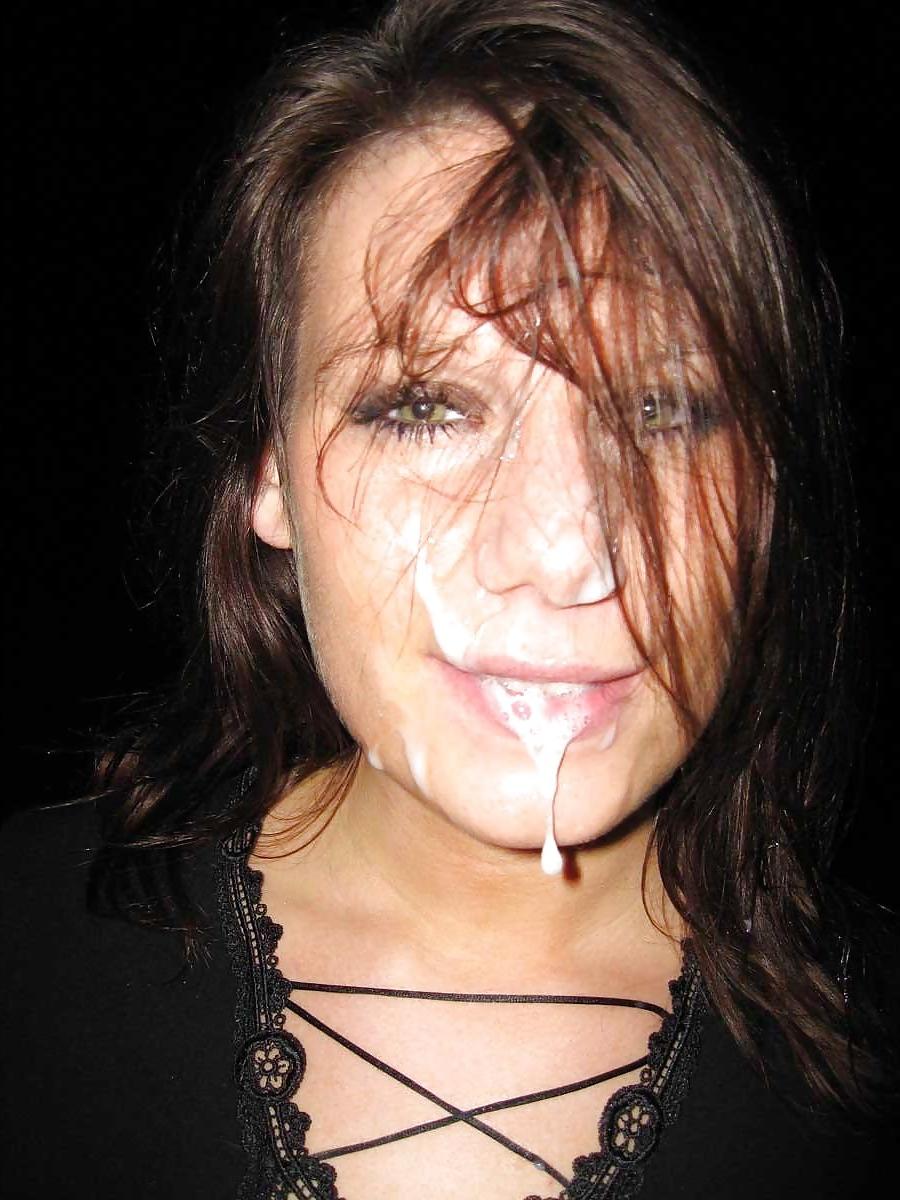 21P Sexy smiling cum faces