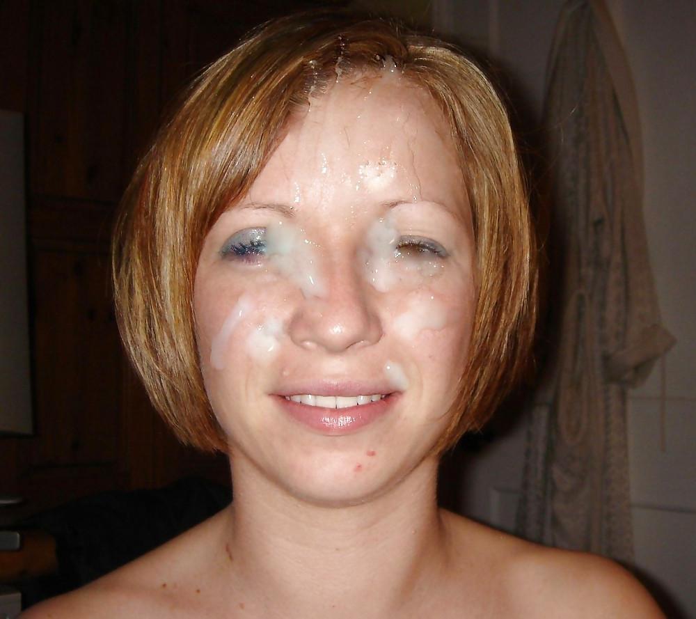 21P Sexy smiling cum faces