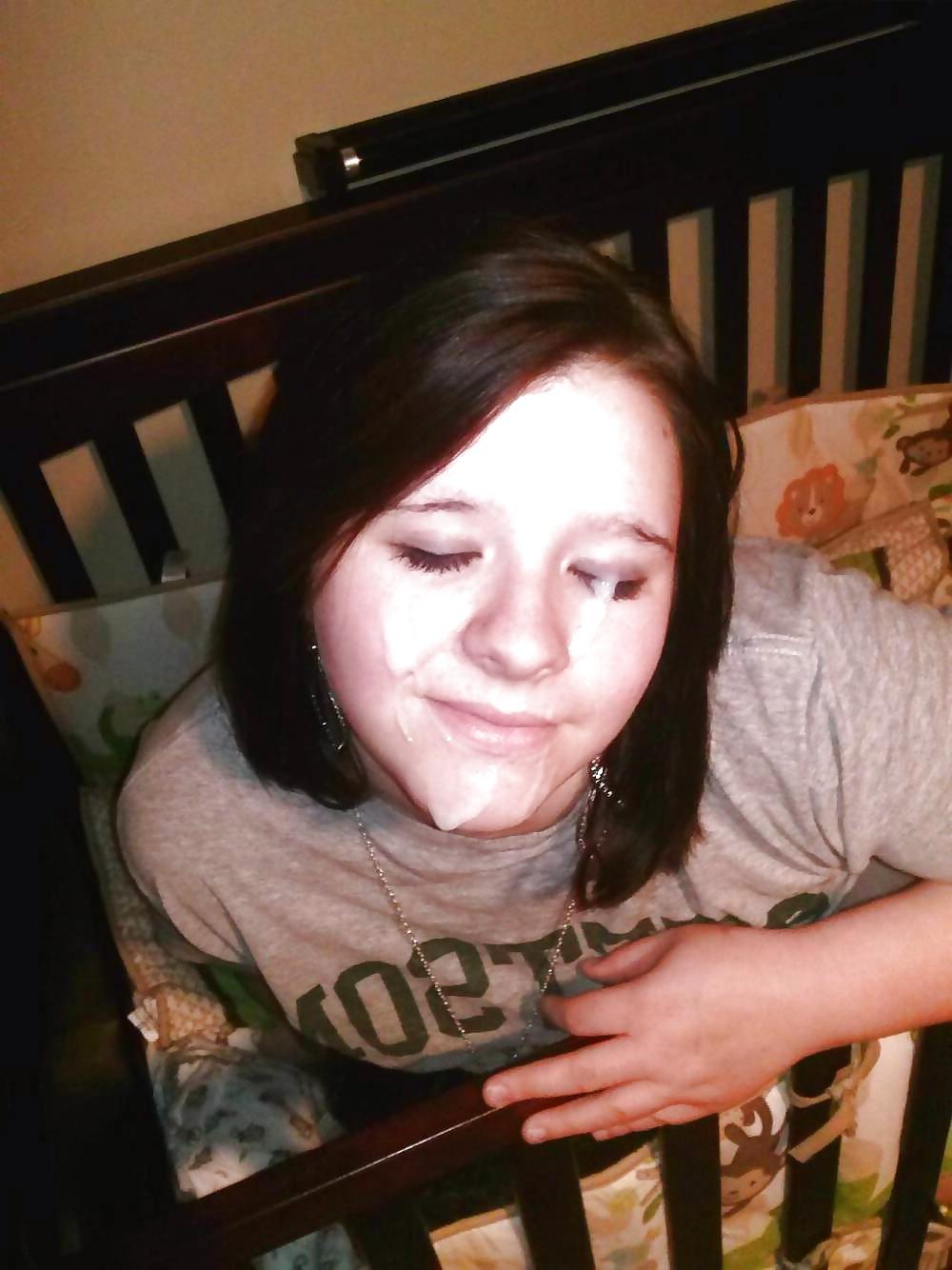 21P Sexy smiling cum faces