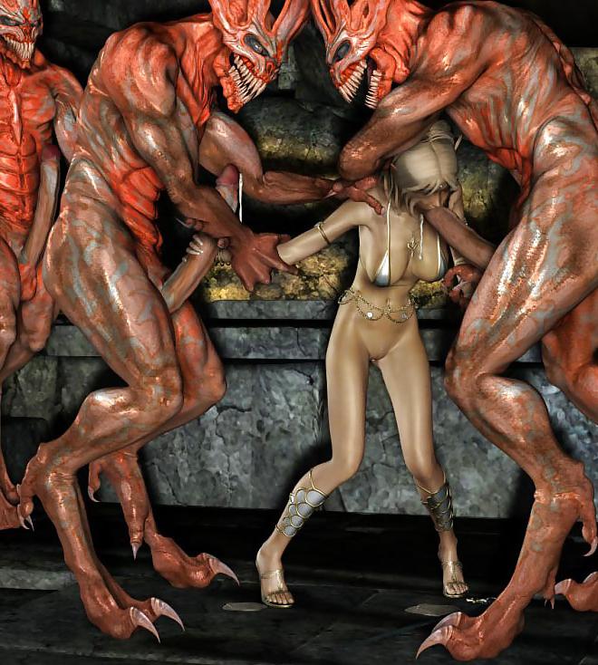 25P Devil fuck blond princess