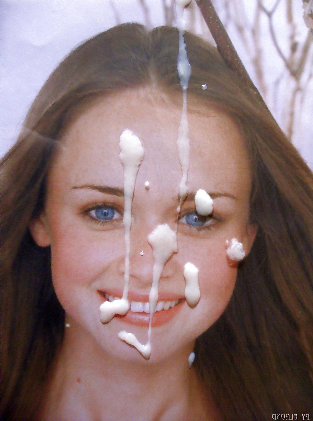 25P Cum on Alexis Bledel
