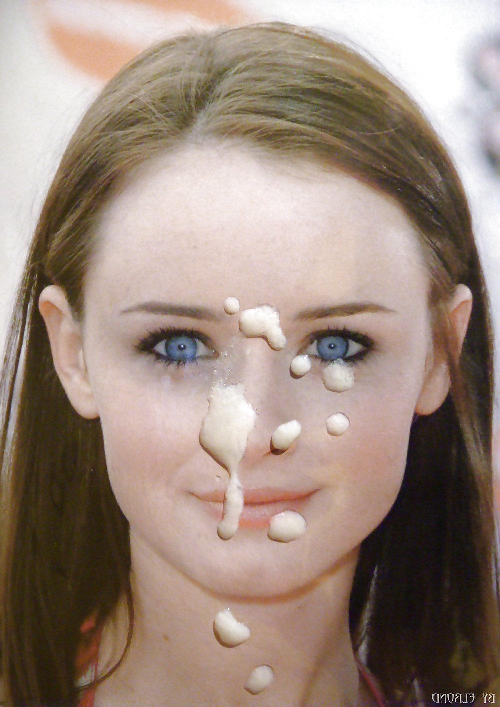 25P Cum on Alexis Bledel