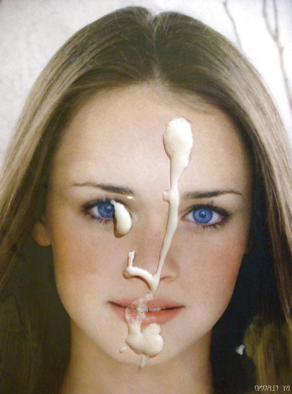 25P Cum on Alexis Bledel