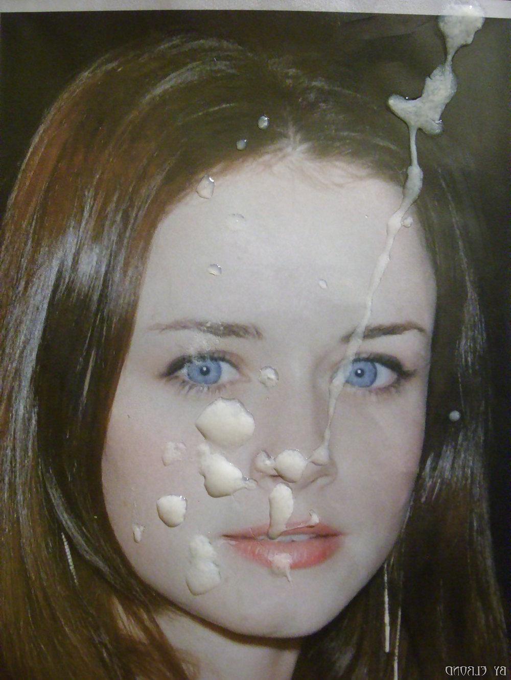 25P Cum on Alexis Bledel