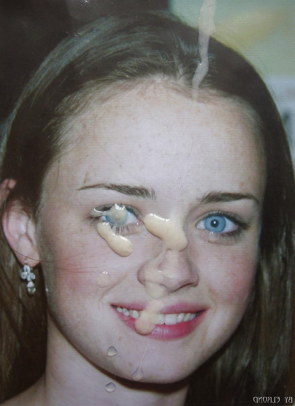 25P Cum on Alexis Bledel