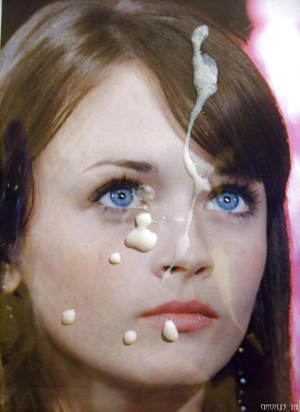 25P Cum on Alexis Bledel