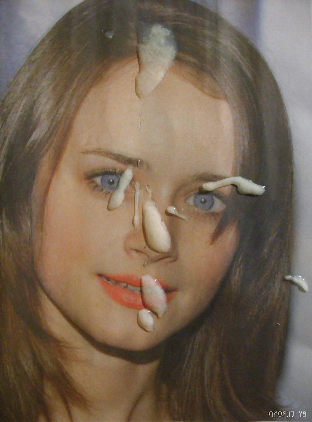25P Cum on Alexis Bledel