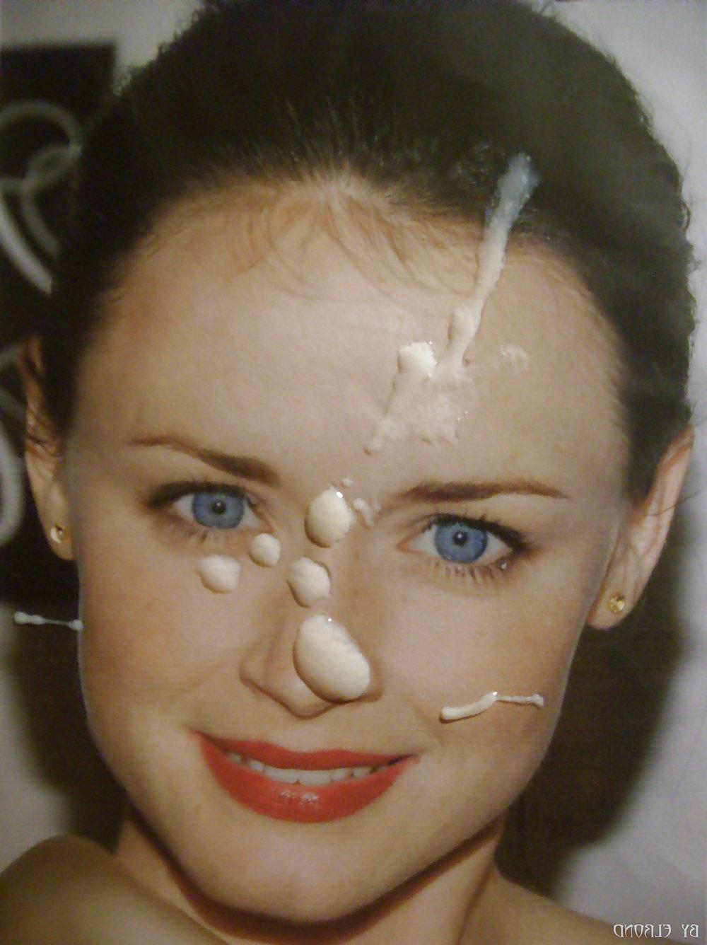 25P Cum on Alexis Bledel