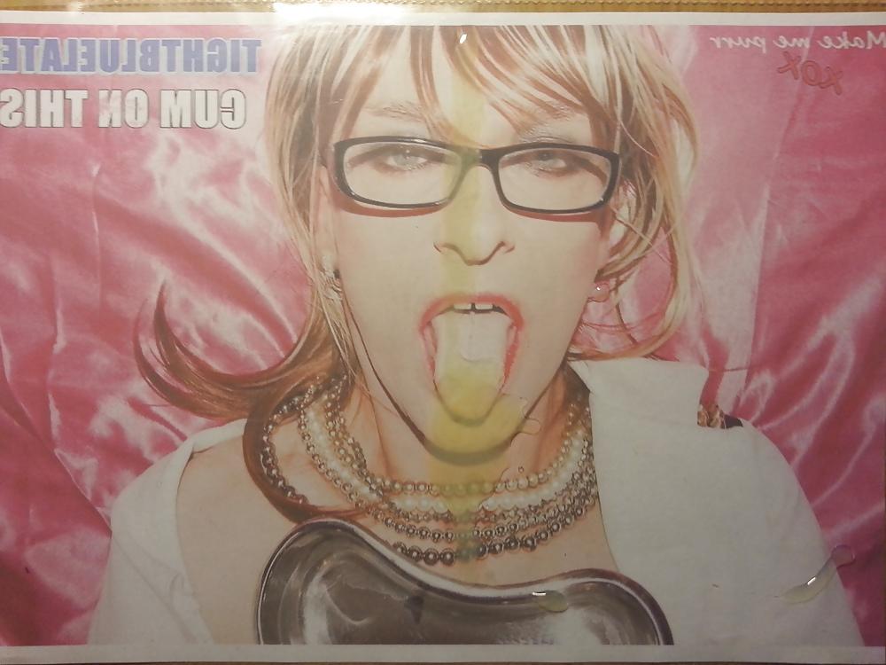 6P Cum on Stefanies Tongue