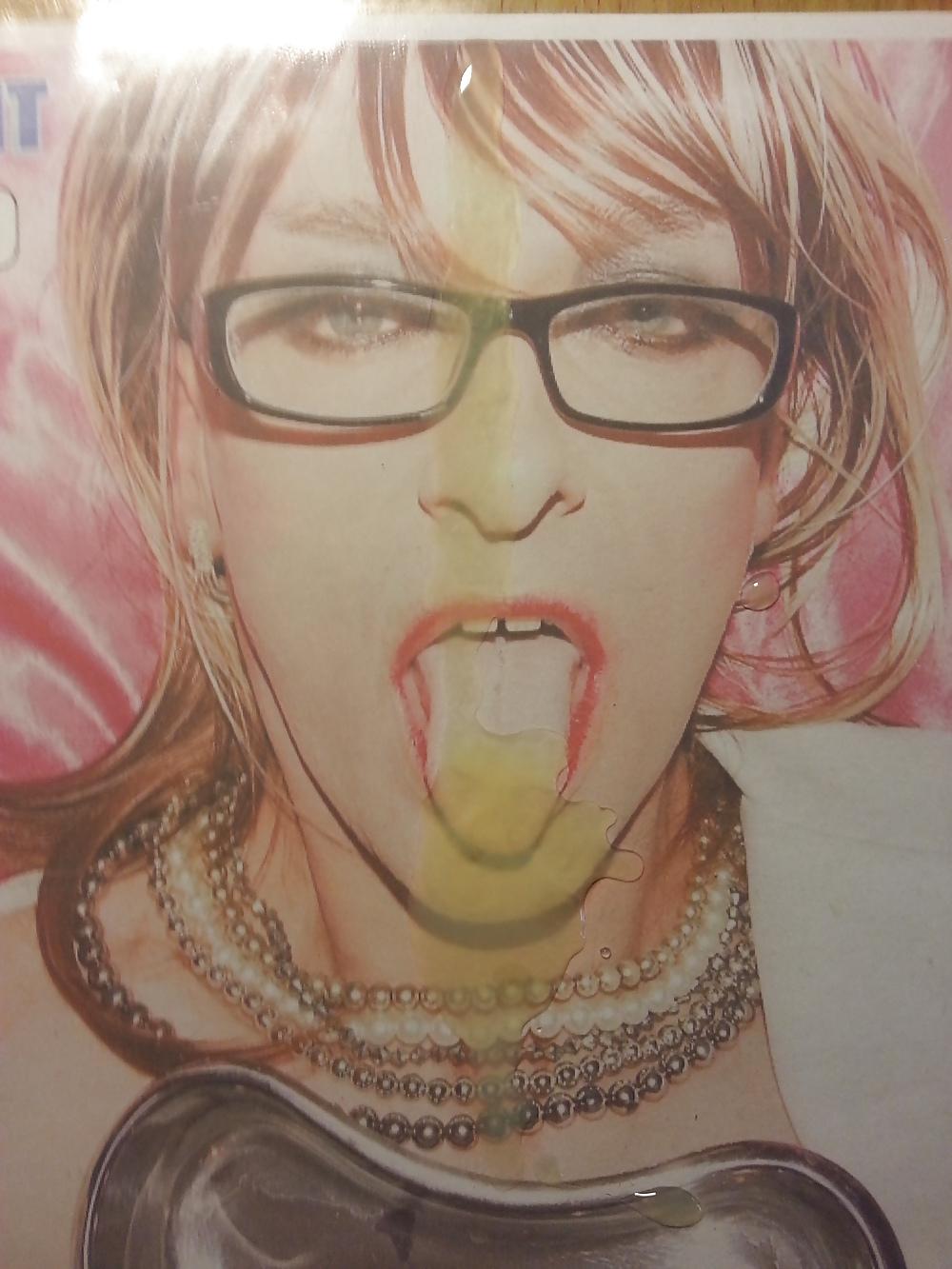 6P Cum on Stefanies Tongue