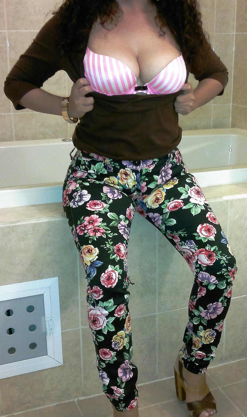 13P Showing off her bra and panty