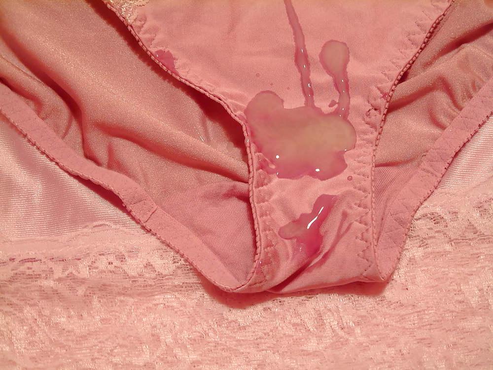 24P Pink Panty & Bra Cum 1