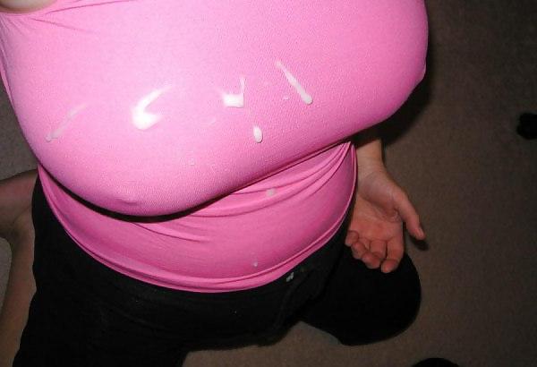 21P Cum on clothes