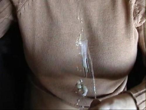 21P Cum on clothes