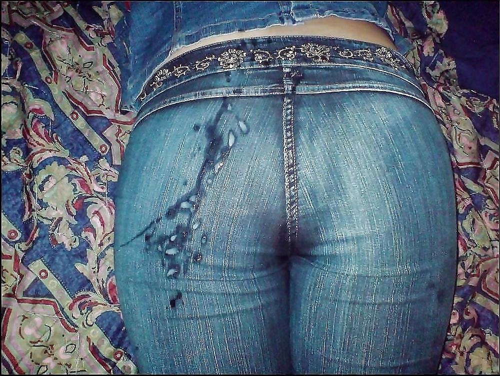 21P Cum on clothes