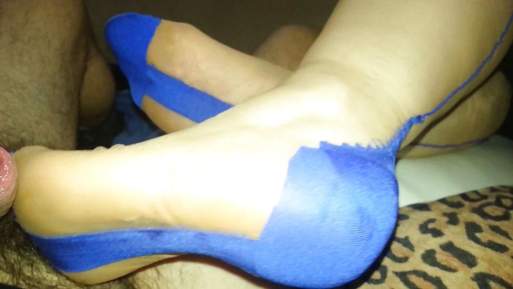 8P Loads of cum on my stockings
