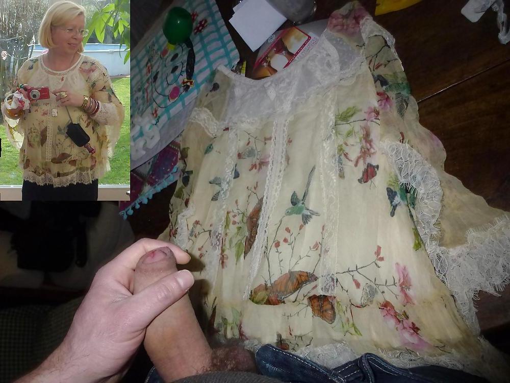 14P Cum on my Mother in Law's top
