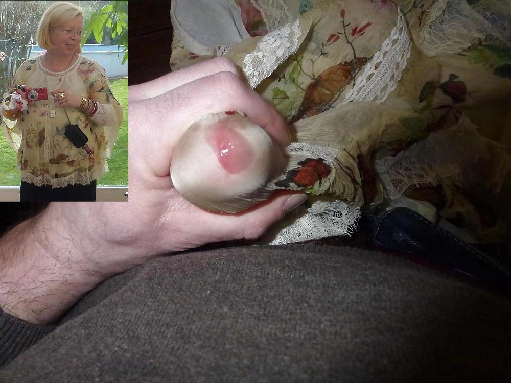 14P Cum on my Mother in Law's top
