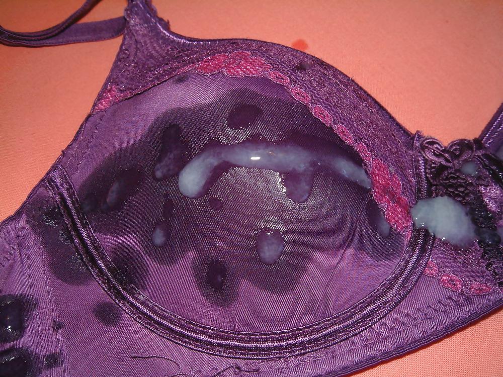 25P Purple Bra Cum 