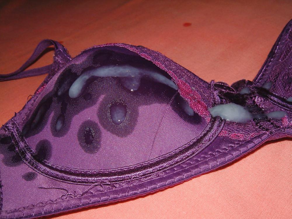 25P Purple Bra Cum 