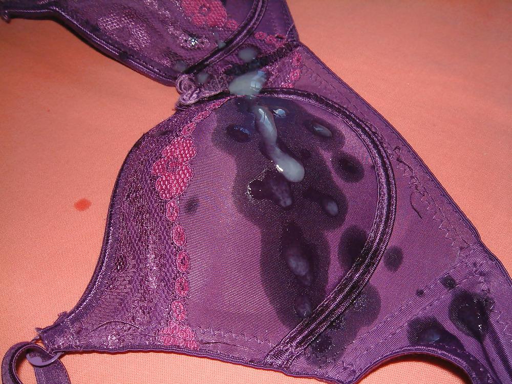 25P Purple Bra Cum 