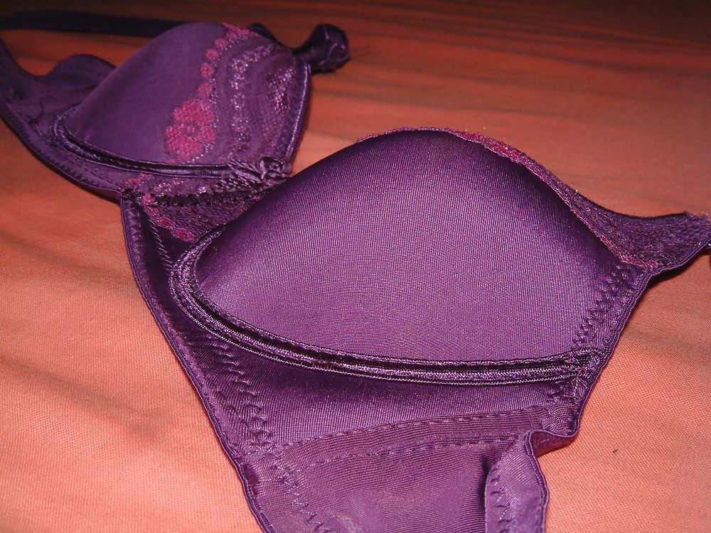 25P Purple Bra Cum 