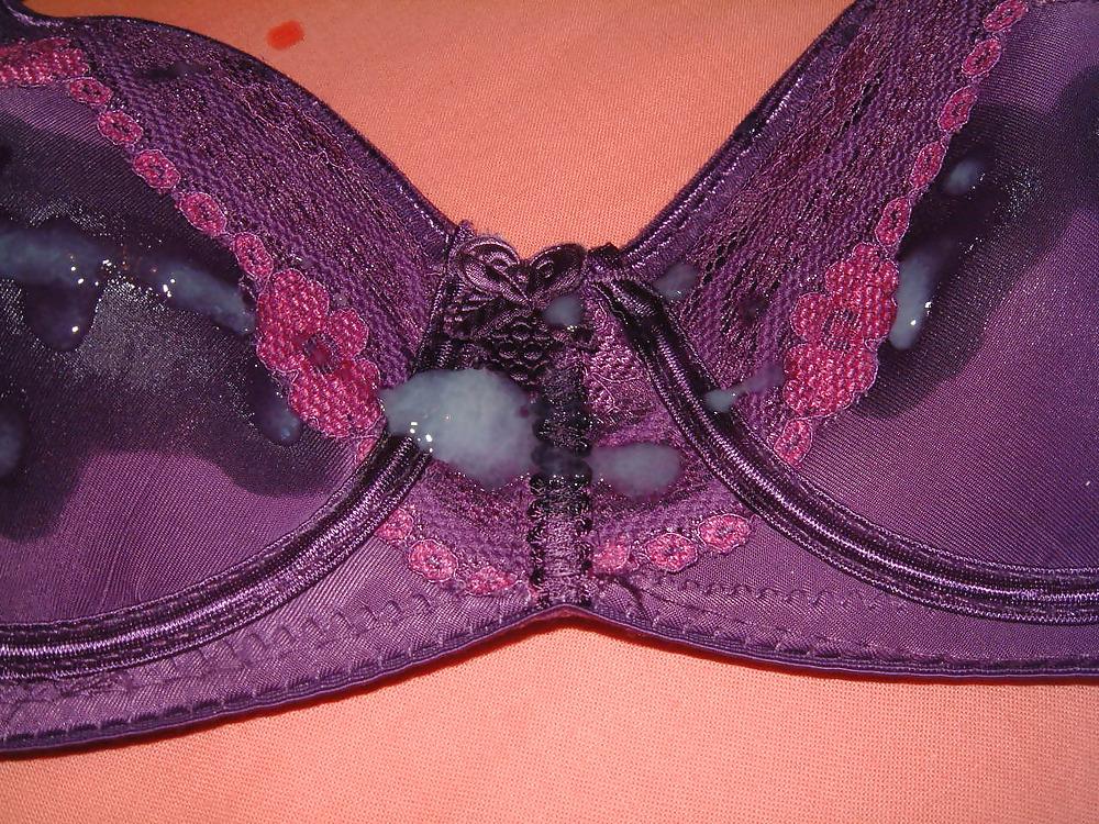 25P Purple Bra Cum 