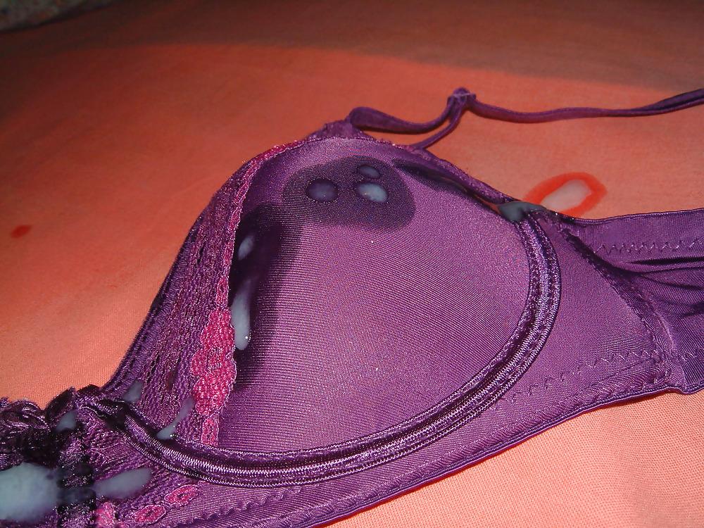 25P Purple Bra Cum 
