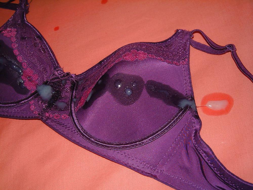 25P Purple Bra Cum 