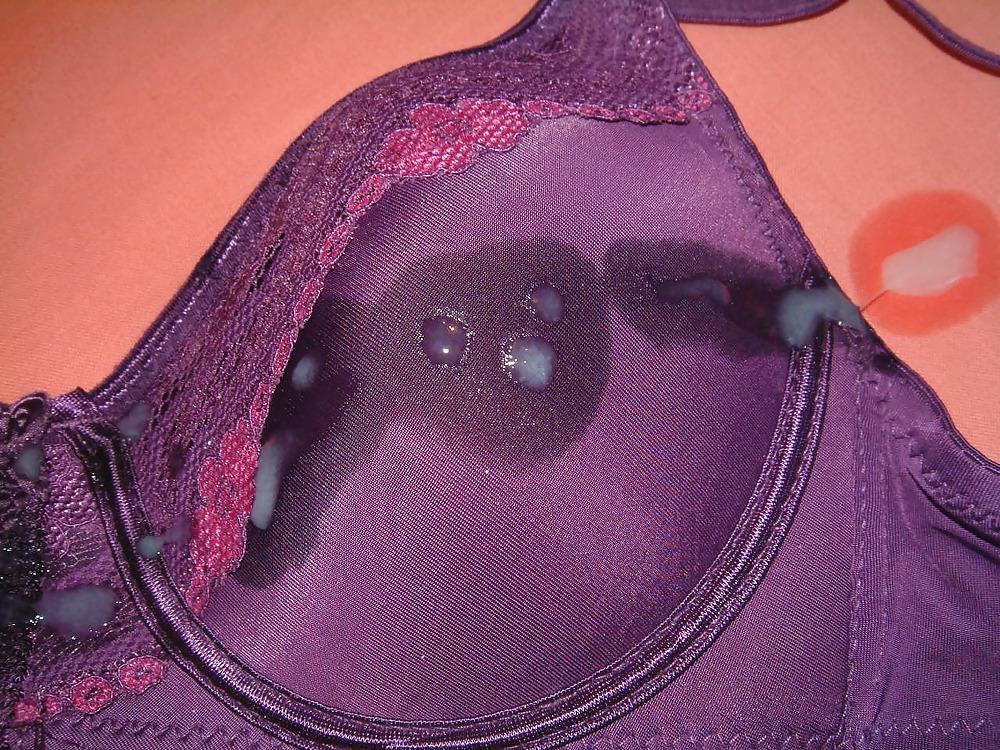 25P Purple Bra Cum 