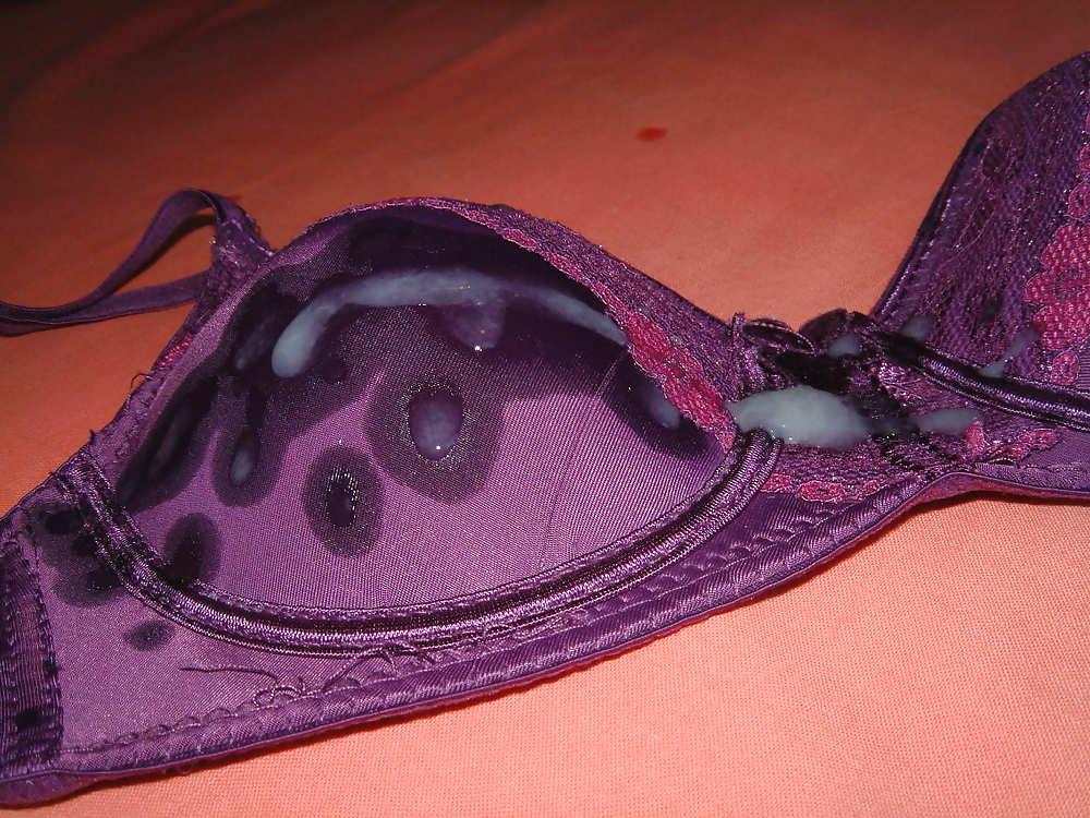 25P Purple Bra Cum 